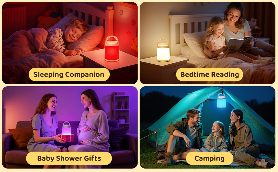 Baby Night Light Nursery Lamp for Breastfeeding Kids Night Light for Kids Baby Essentials Newborn