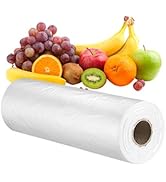 Plastic Produce Bags for Groceries,40x50cm(16x20in) Durable Clear Food Storage Bags for Bread,Fru...