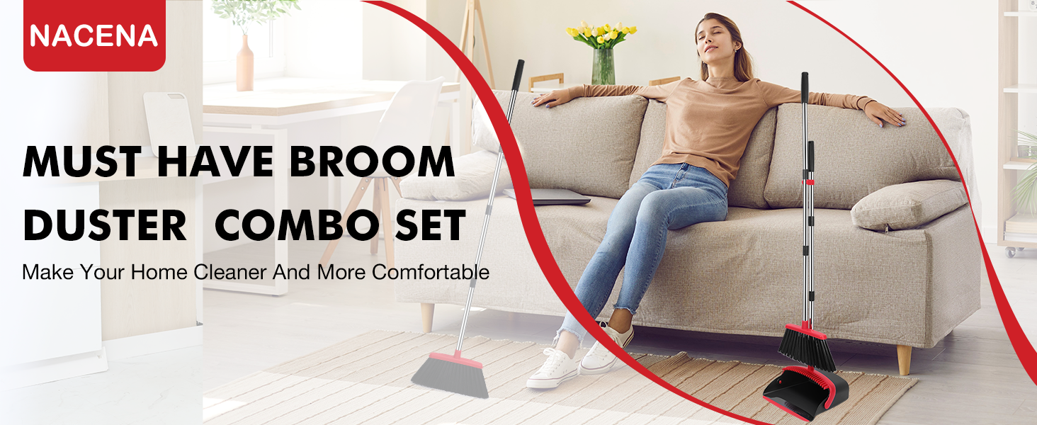 Broom and Dustpan Set