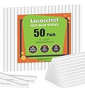 50 Pcs Clear Mini Glue Sticks 0.27” x 4” Long Hot Melt Adhesive Glue Sticks Multipurpose for DIY ...