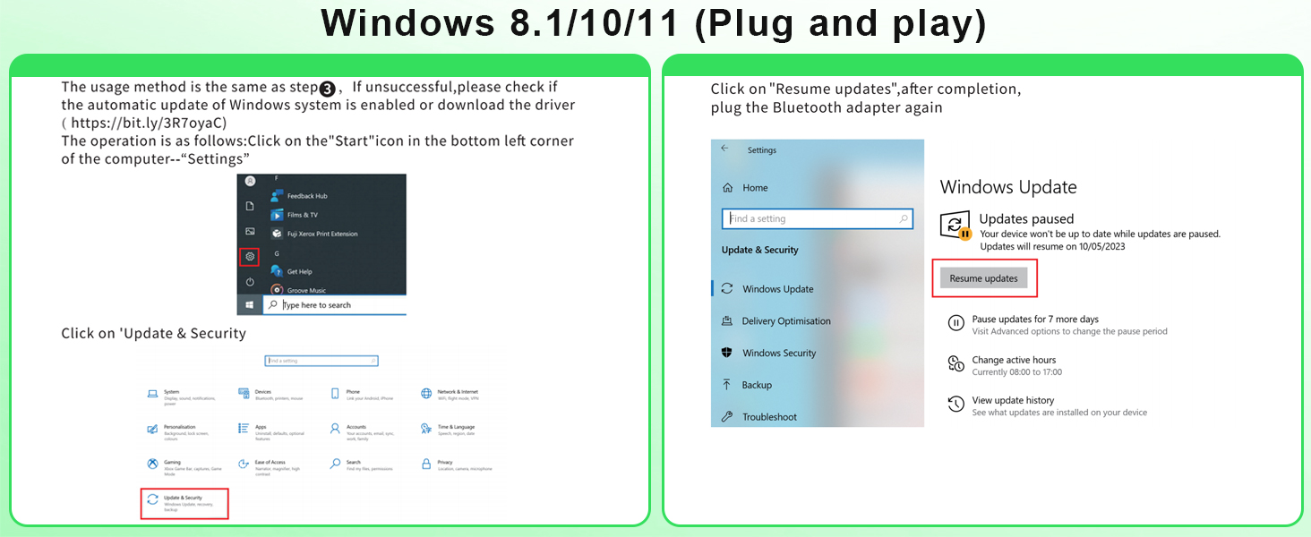 USB Bluetooth Adapter for PC