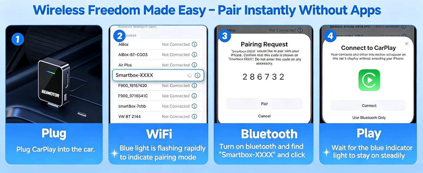 wireless carplay adapter usb c