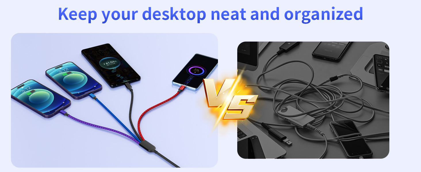 4 in 1 Multi Charging Cable