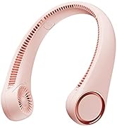GAIATOP Portable Neck Fan, Rechargeable Hands Free Bladeless Portable Mini Fans, 3 Speeds 72 Air ...