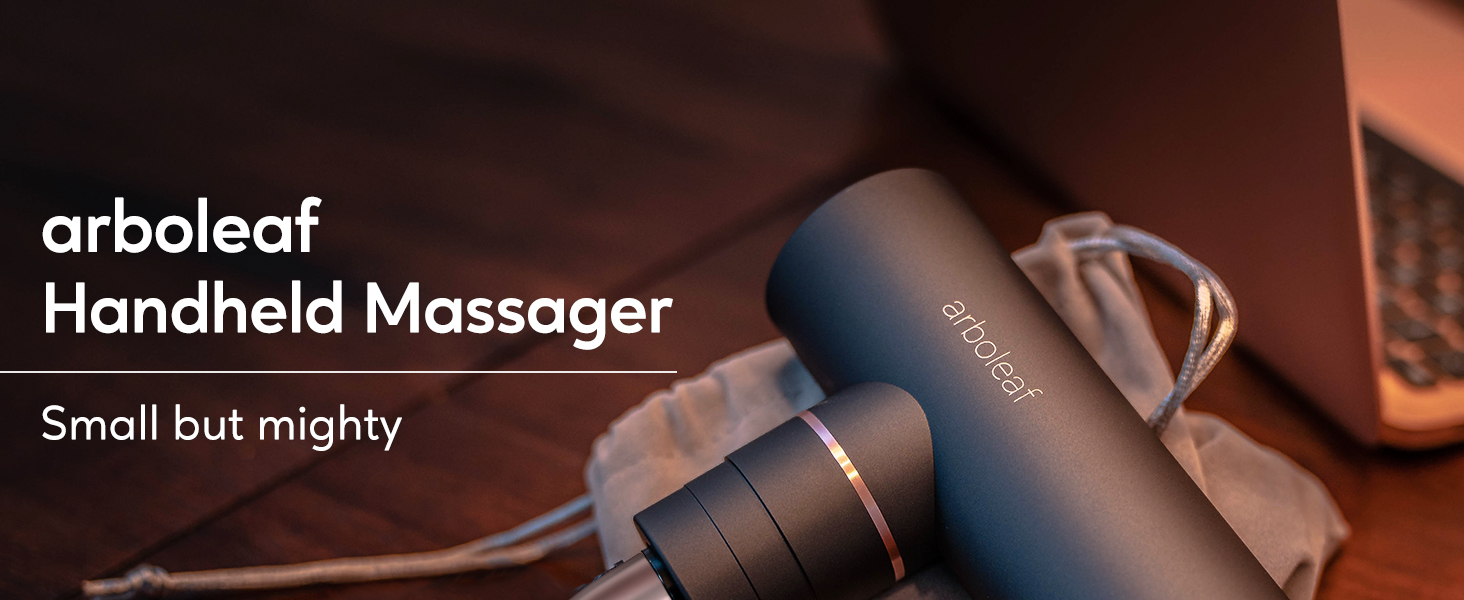 mini handheld massage gun, lightweight portable massager for home and travel