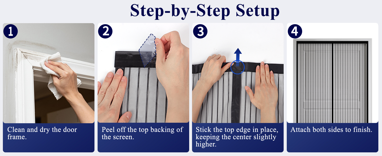 Magnetic Screen Door