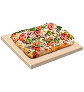 Chef Pomodoro Rectangular Pizza Stone for Oven and Grill, Best Baking Stone for Ovens and Grills,...