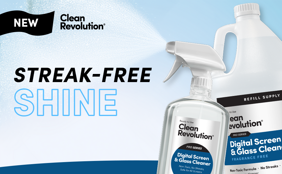 digital screen and glass cleaner