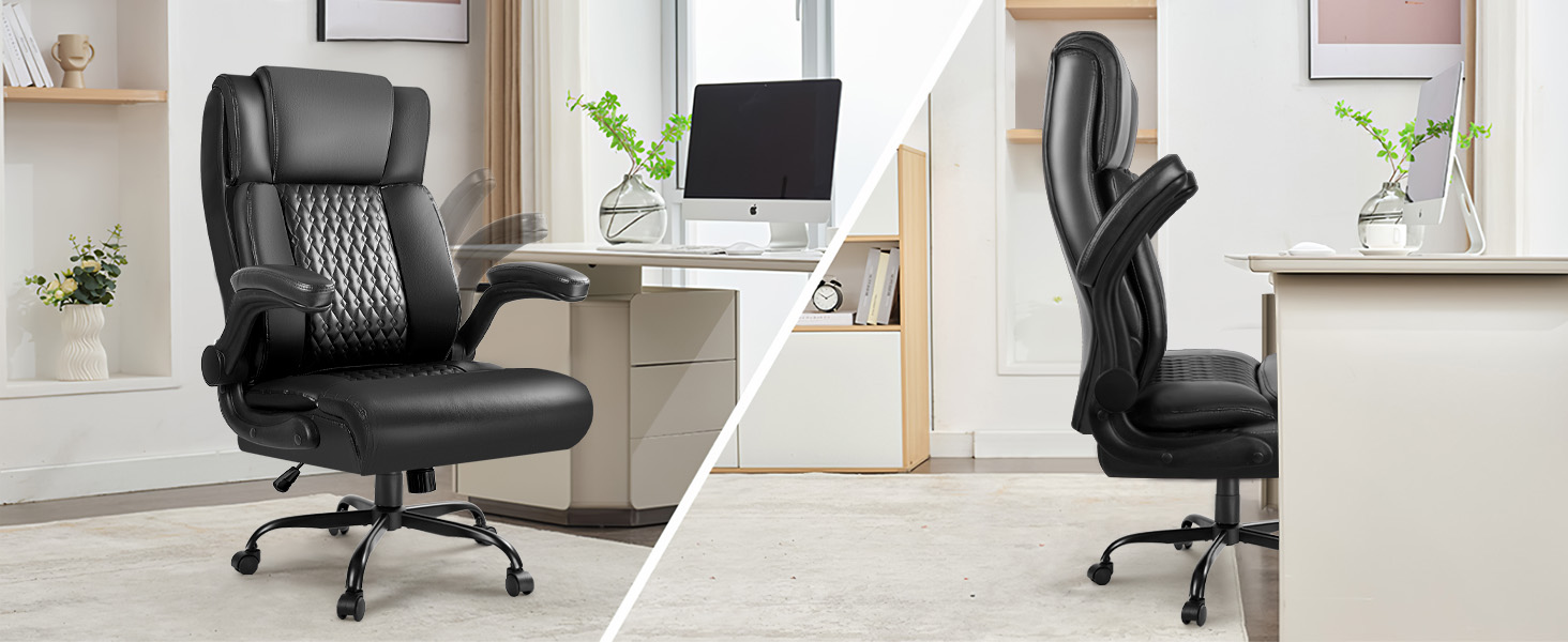  Office Chair with flip up armrest