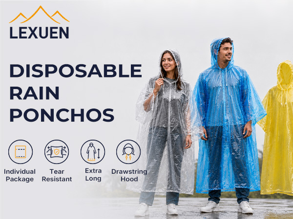 disposable rain ponchos