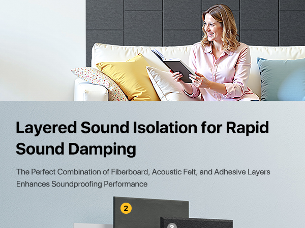 Layered sound isolatio