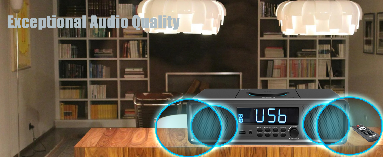 Immersive Acoustic Design Radio CD Player