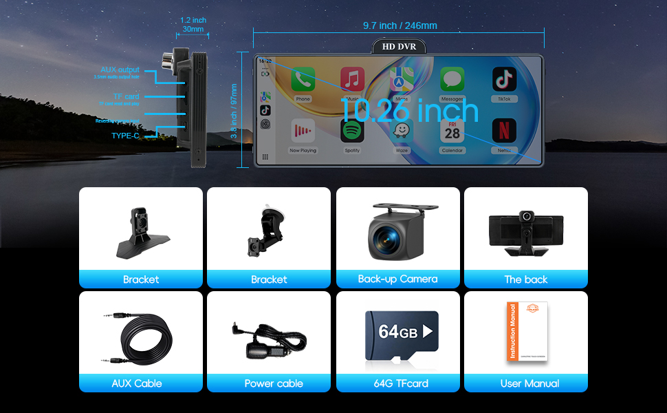pantalla carplay para carro