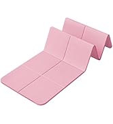 Foldable Yoga Mat for Travel 72"x 32"x 0.32"Inch, 8mm Thick Folding Exercise Mat, Outdoor Non-sli...
