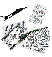 ReferenceReady Nail Knot Tool Combo - Fly Fishing Knot Cards, Nail Knot Tying Tool, and Fly Box S...