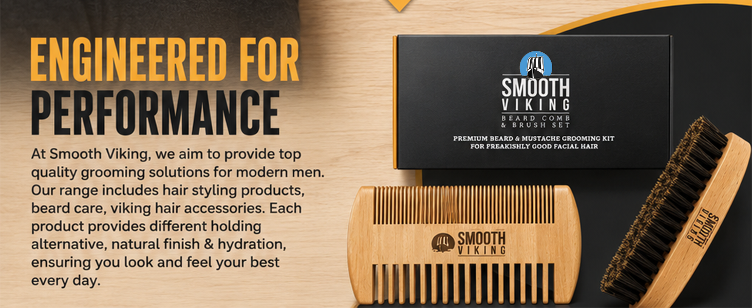 Beard Brush and Comb