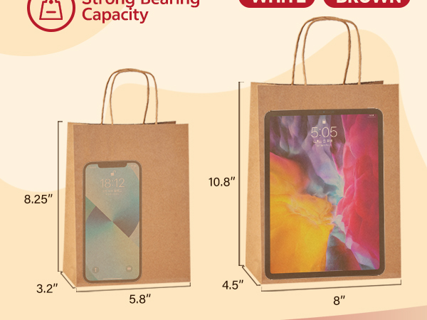 GIFT BAGS WITH HANDLES