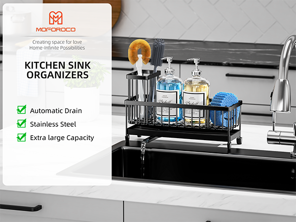 kitchen sink caddy for sink