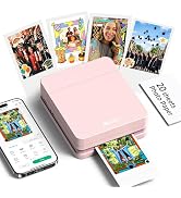 Nelko Photo Printer, PP01 Color Mini Portable Printer, Instant Smartphone Inkjet Printer, Sticky-...