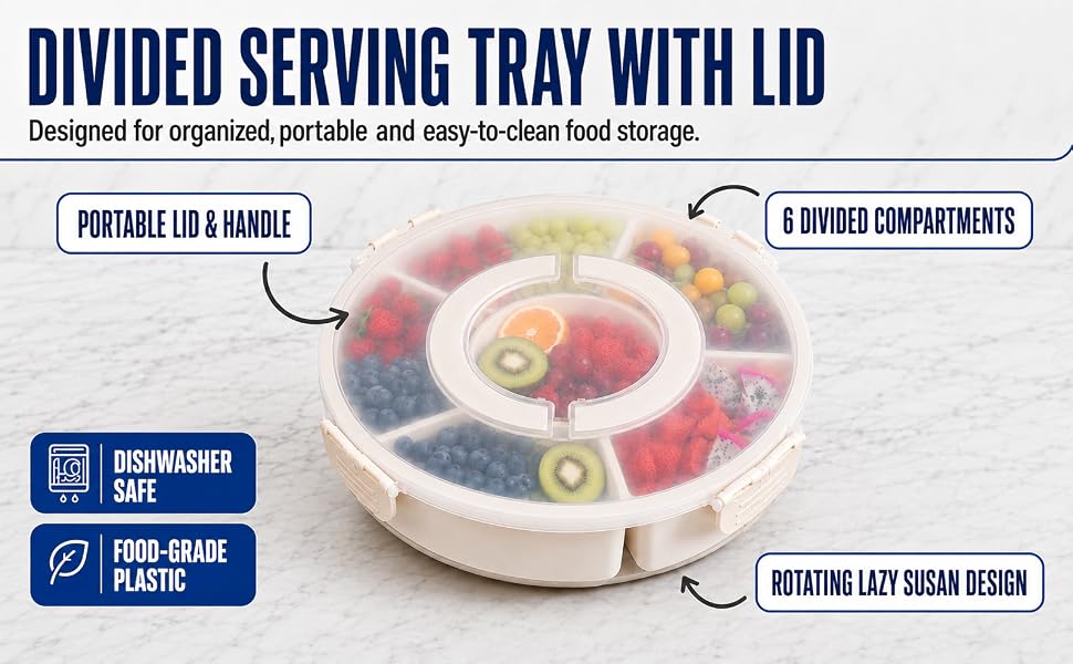 DIVIDED SERVING TRAY