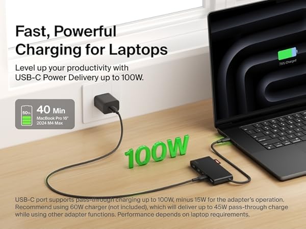 Belkin Connect 7-Port USB-C Hub with Dual USB-C Ports