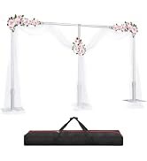 GLOSHOOTING Heavy Duty Backdrop Stand 8.9x20ft, Pipe and Drape Backdrop Stand Kit, Adjustable Met...