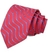 Bawnhaw Striped Ties for Men Women 3.15" Classic Necktie for Wedding Business, 57 inch Long Forma...