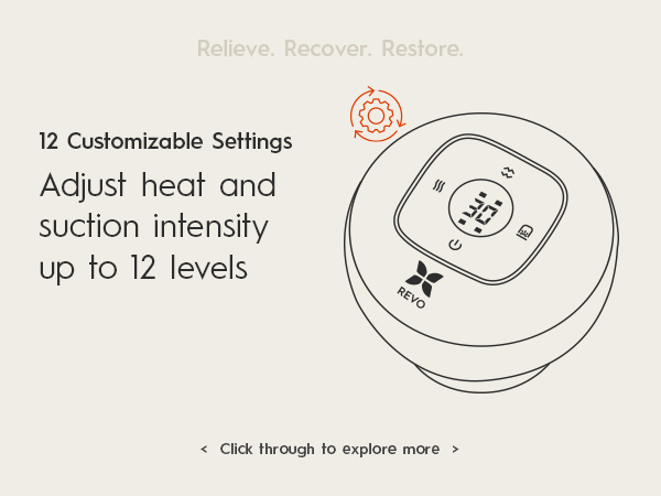 adjustable cupping massage settings