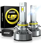 AUXITO 9005 HB3 LED Light Bulbs, 30000Lumens 120W Per Set, 900% Brighter, 6500K Cool White LED Fo...
