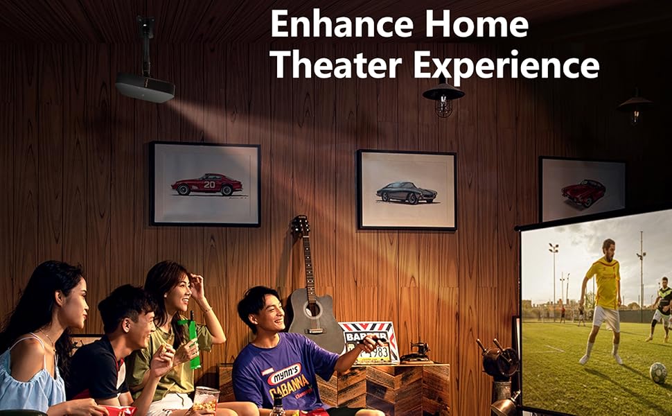Home theater ceiling wall mount for mini light weight projector 