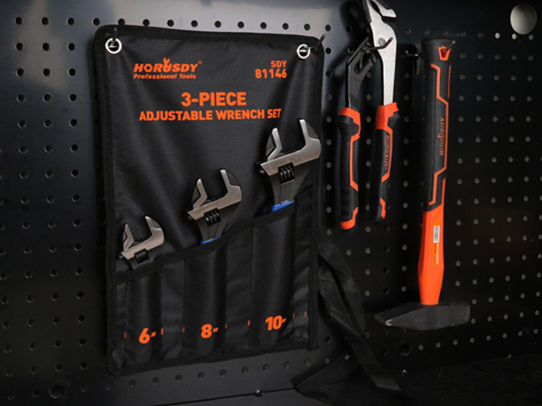 HORUSDY 3 Piece Adjustable Wrench Set