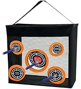 Shooting Practice Target Toy Storage Mesh Bag Compatible with Nerf Darts, Portable &amp; Foldable Dar...
