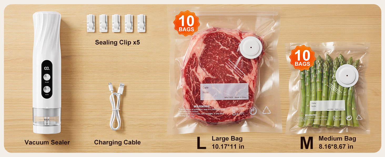 Food vacuum sealer