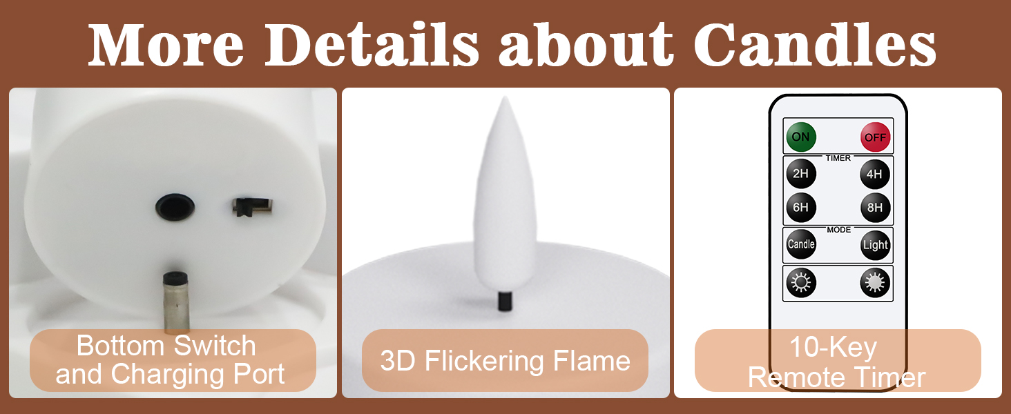 rechargeable tea lights