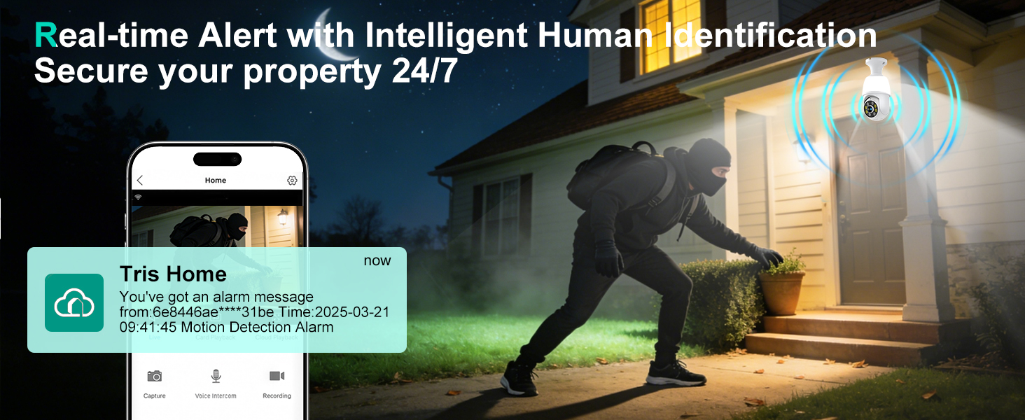 Light Bulb Security Camera