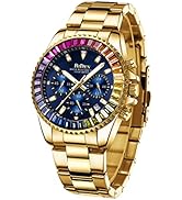 FANMIS Mens Luxury Wrist Watches Luminous Chronograph Analog Quartz Stainless Steel Fashion Water...