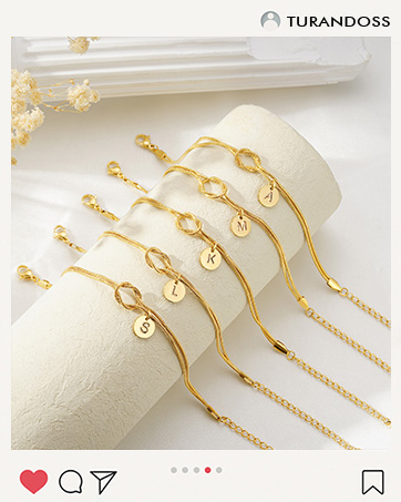 Knot Initial Bracelets