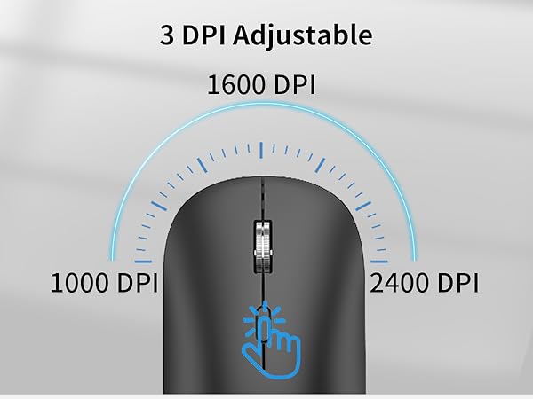 3 DPI ADJUSTABLE