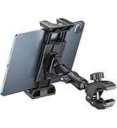 OHLPRO Tablet Mic Stand Holder for iPad Treadmill Handlebar Clamp, Mount for Spin Bike Microphone...