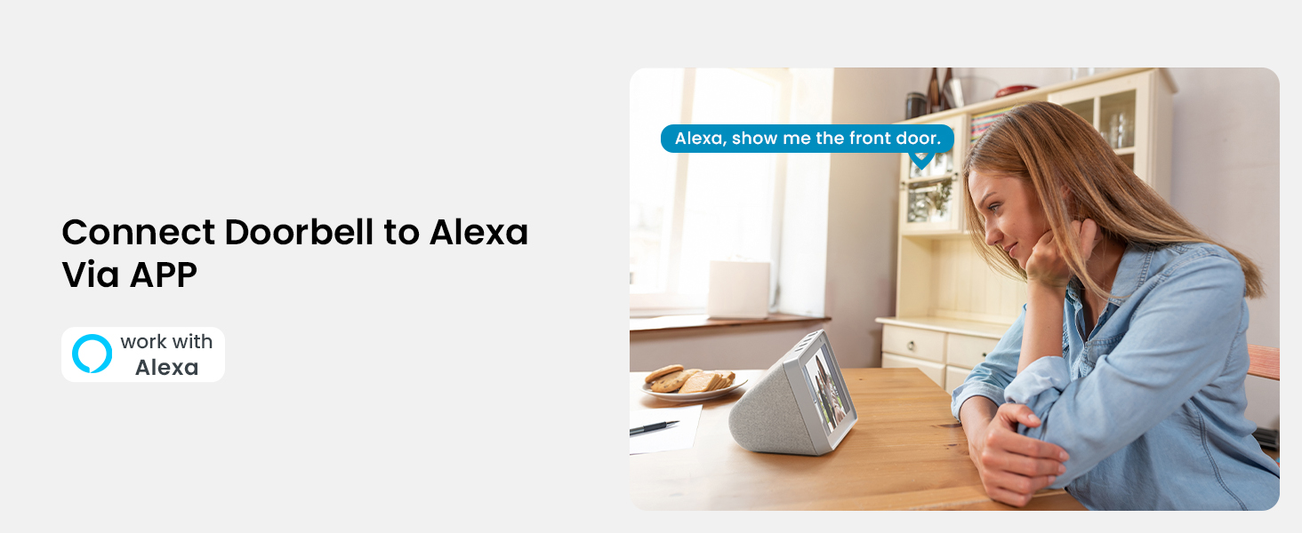 Connect Doorbell to Alexa Via APP