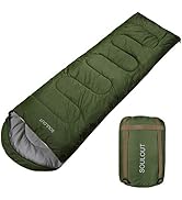 Sleeping Bag,3-4 Seasons Warm Cold Weather Lightweight, Portable, Waterproof Sleeping Bag with Co...