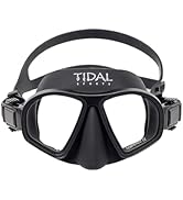 Tidal Freedive Mask - Aluma Pro with Advanced Anti-Fog Technology - Ultra Low Volume Mask for Fre...