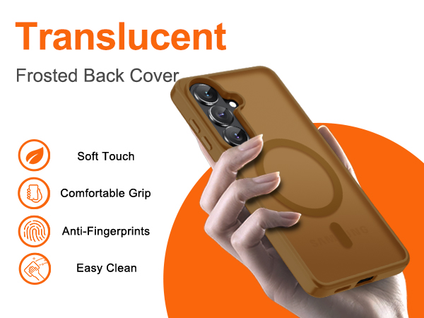 Translucent Frosted Back Cover