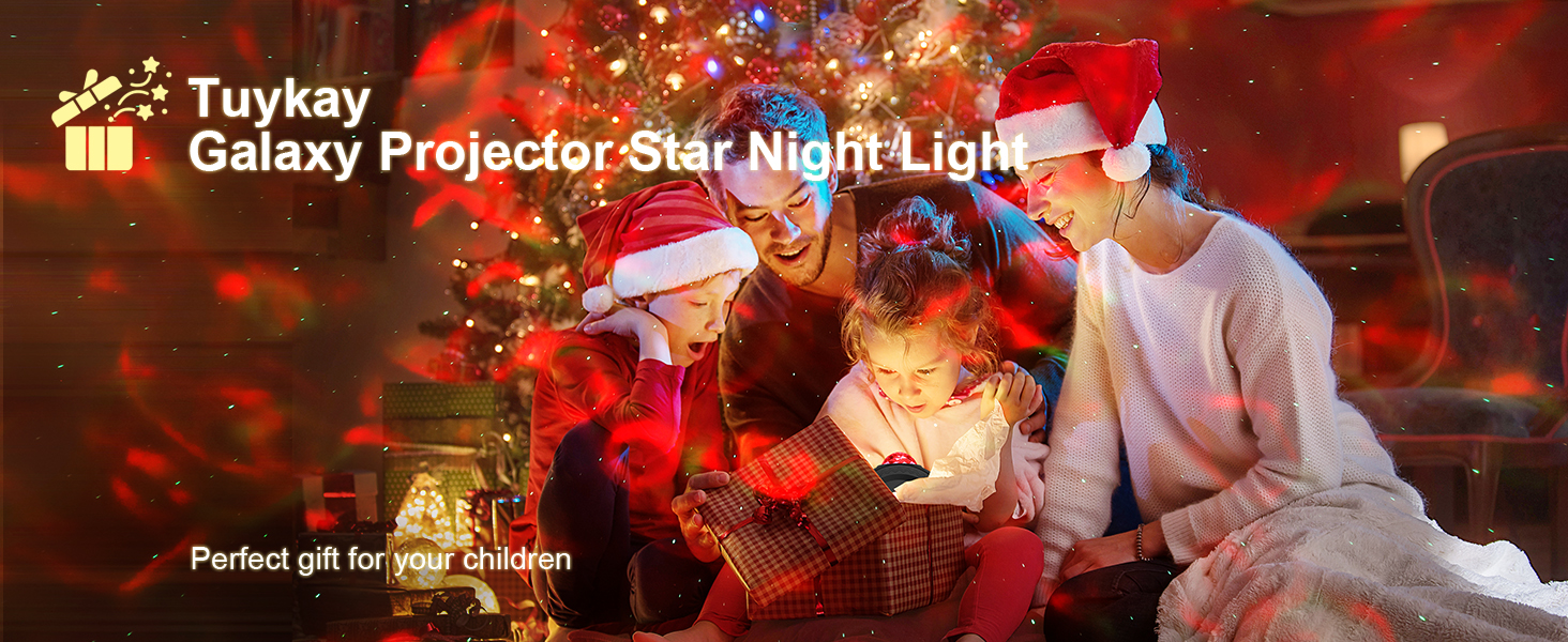 Galaxy Projector Star Night Light - 3-in-1 Moon Star Aurora Projector for Bedroom