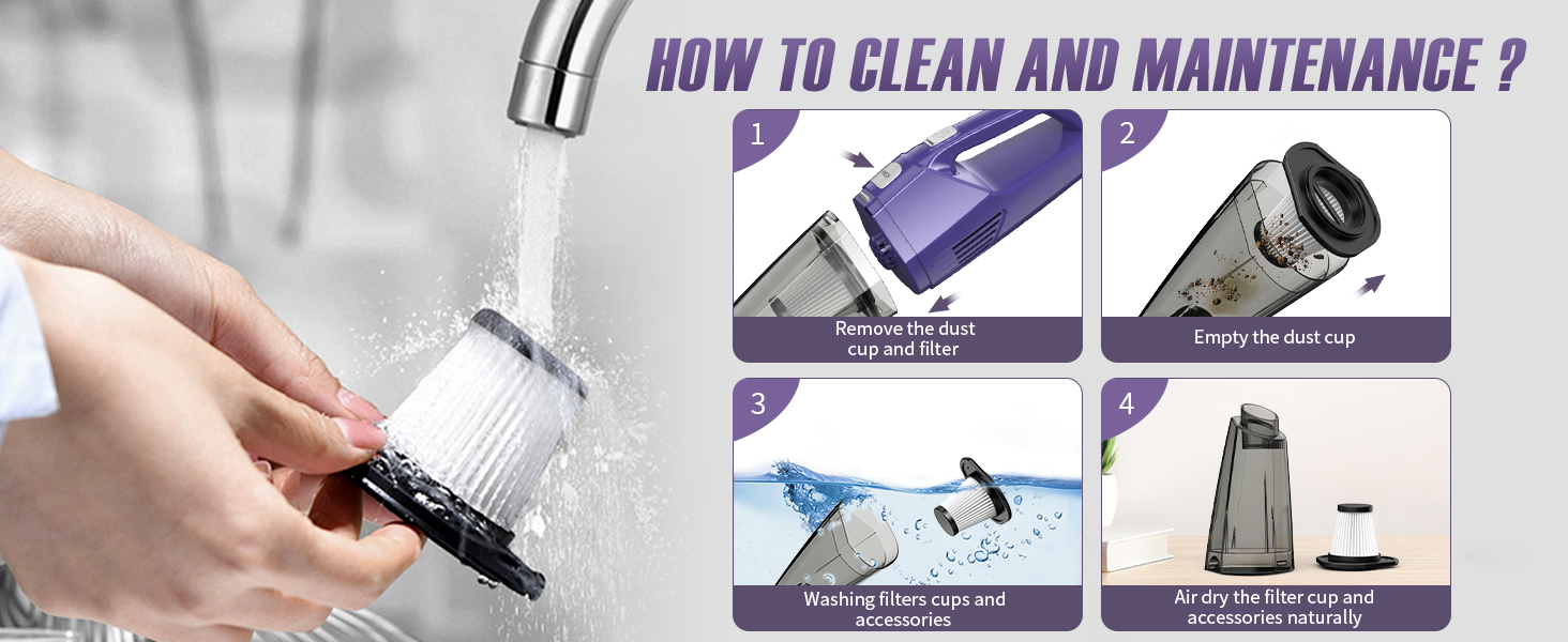 8 handheld vacuum-1 Portable Wireless