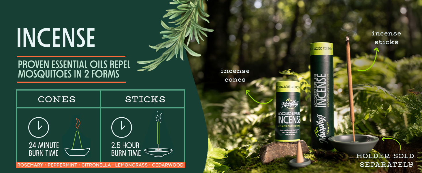 incense cones and sticks by Murphy&amp;amp;amp;amp;#39;s Naturals