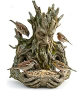 The Quiet Offering A Tree-Integrated Bird Feeding Sculpture, Outdoor Millennial Ancient Tree Bird...