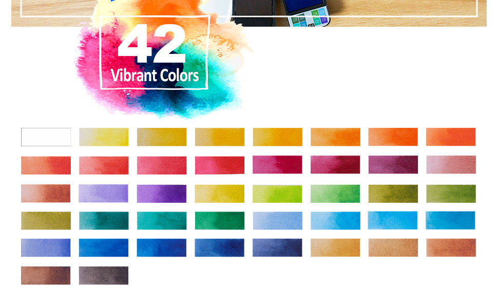42 WATERCOLOR PAINT SET