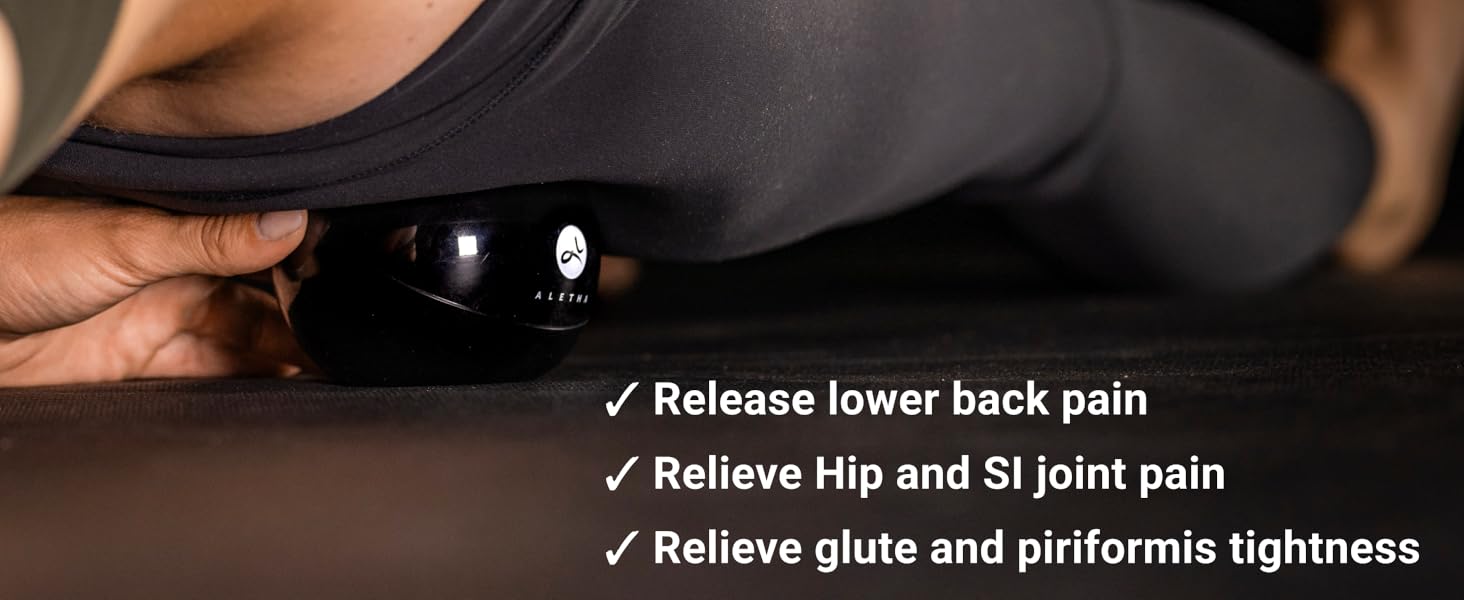 back stretcher massager lacrosse ball muscle roller pain relief trigger point tool hip release