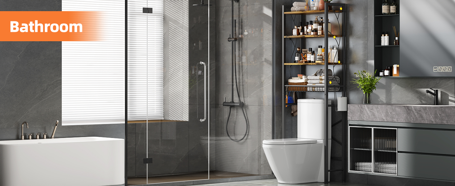 Over-The-Toilet Storage Rack